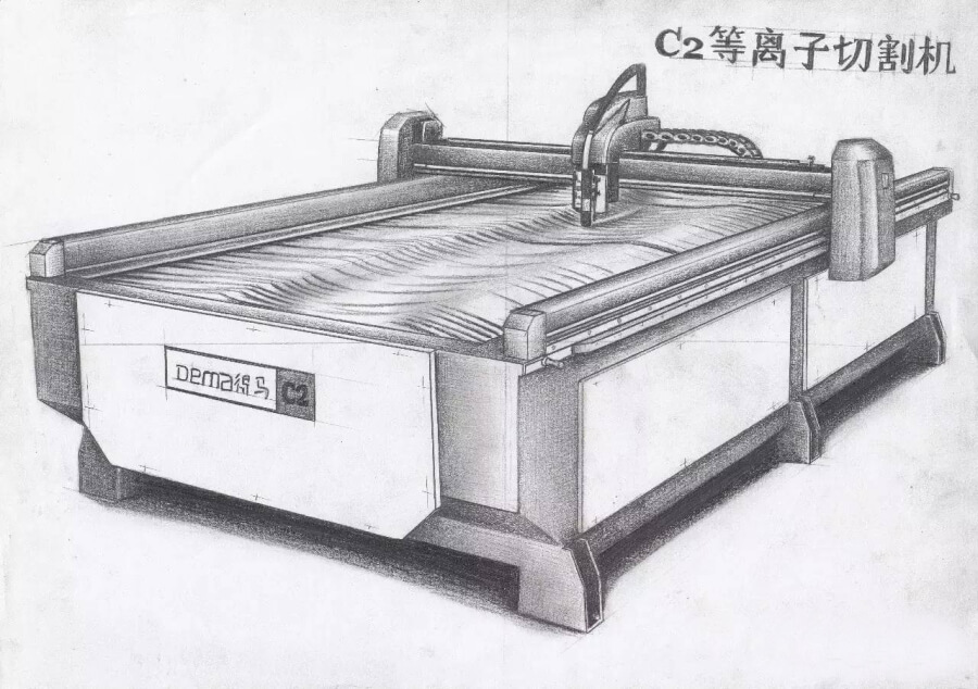 DEMA-C2等离子切割机素描